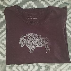 United By Blue buffalo t-shirt